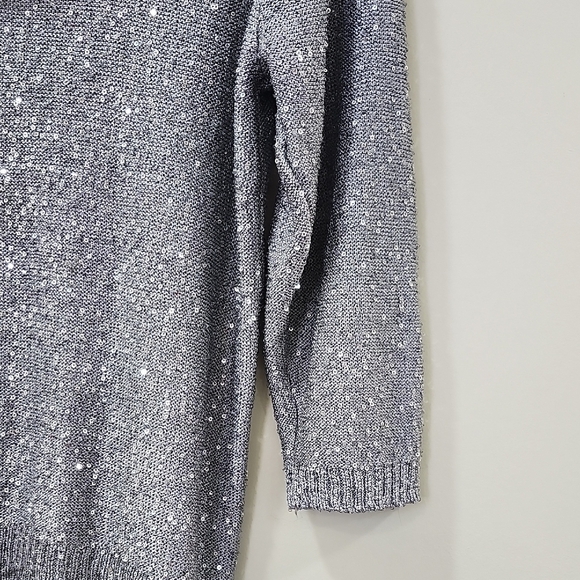 Nue Options Gray Cowl Neck Sweater - Picture 6 of 8